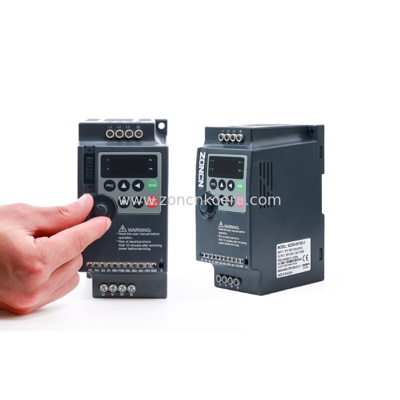 Three Phase 380v 0.75kw Variable Frequency Drive VFD Inverter 1hp From Chinese Factory